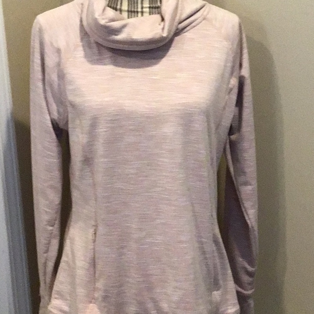 Kyodan Cowl Neck Outdoor Top Workout Size XLarge Pink